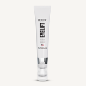 REBEL X EyeLift lid firming eye cream in white tube with PRD-TECH formula, 0.4 oz size, made in USA for eyelid tightening and under-eye treatment