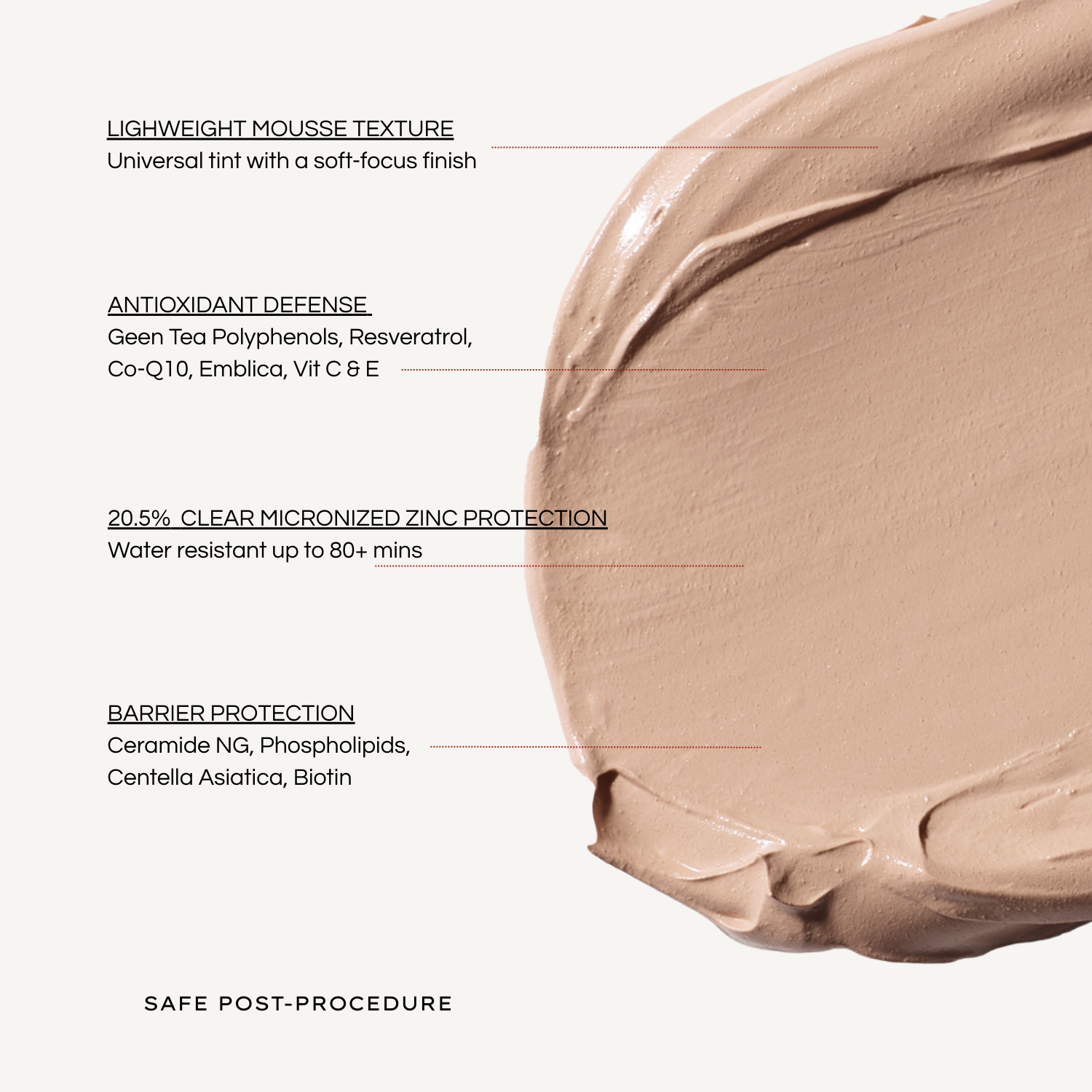 Tinted SPF 50+ / 20.5% Pure Zinc Broad Spectrum Sunscreen SPF 50+